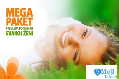 Popust za Mega paket za žene: Ginekološki pregled, ginekološki ultrazvuk, ultrazvuk dojki, kolposkopija, papa, VS, laboratorija, ultrazvuk abdomena, ultrazvuk štitne žlezde, ultrazvuk donjeg dela stomaka - mokraćne bešike